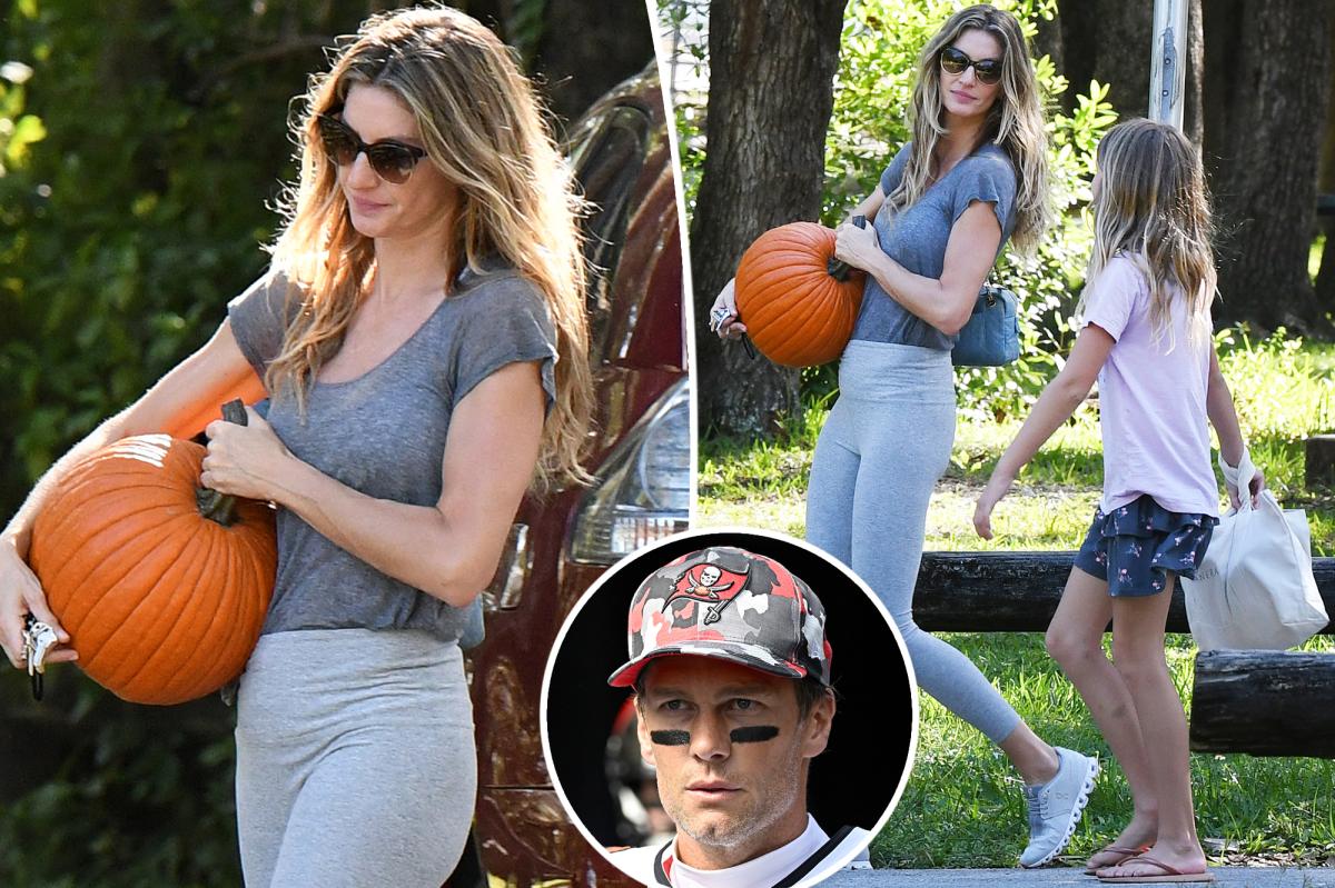 Page Six on Twitter "Gisele Bündchen takes kids to pumpkin patch in