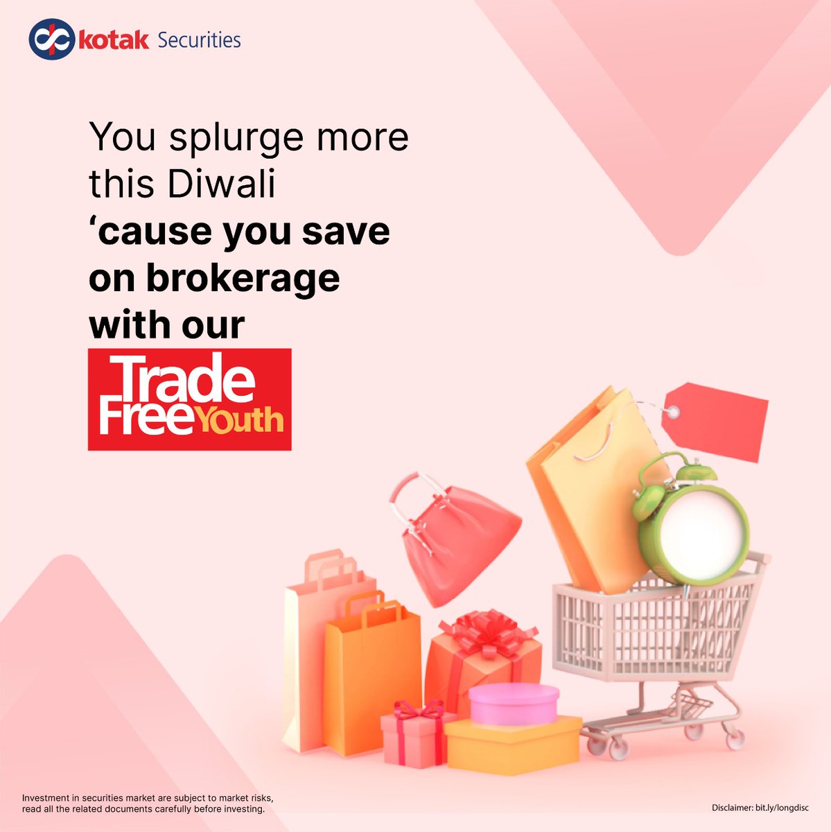 kotakneo's tweet photo. Thank us later ‘cause we’re making your #Diwali bigger, brighter & brokerage free with our #TradeFreeYouth Plan!
Check out the plan here - https://t.co/hZvI3SEvzd
Now #GiveNoBucks
Disc: https://t.co/mM1sKSCLLA
#KotakSecurities #Diwali2022 #BreakUpWithBrokerage #BrokerageFree https://t.co/xWMxxediCy