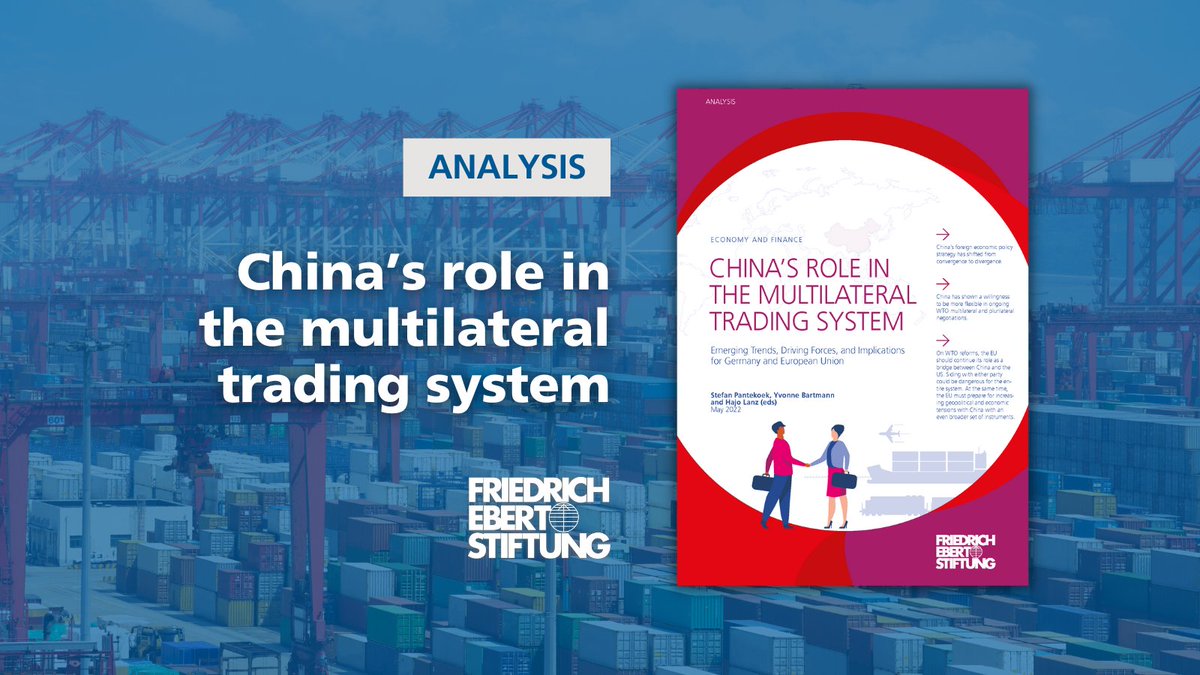 The last few years have seen a significant realignment of #China's security and economic interests. Our analysis explains what is driving Beijing’s foreign #trade policy and reflects on how Europe should respond.

🔗asia.fes.de/news/chinas-ro…