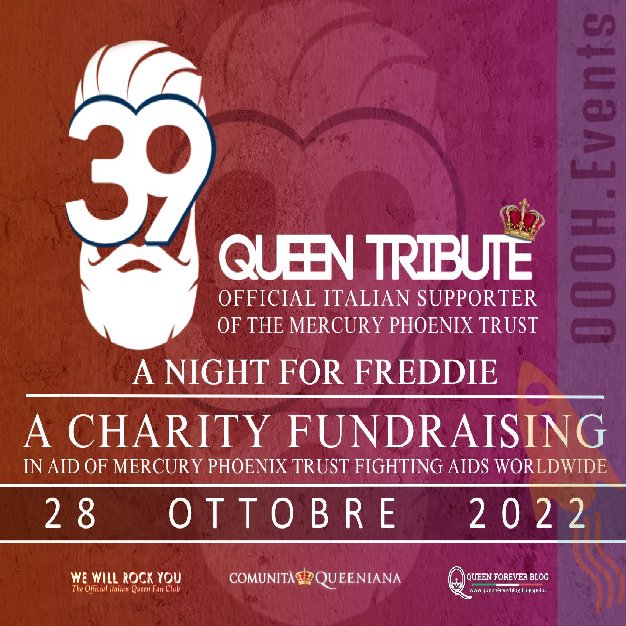 Sei fan di Freddie Mercury? Non mancare il 28 ottobre allo Spirit de Milan!
Salta la fila in cassa, acquista ora il biglietto con drink incluso:
oooh.events/evento/a-night…

#OOOHEvents #FreddieMercury #Queen #tributeband #QueenTribute #raccoltafondi #biglietti #AIDS #HIV