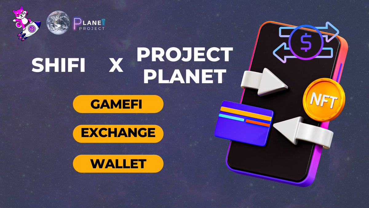 SHIFIDAO's tweet photo. SHIFI's official collaboration with Planet Plan ecology has undergone a series of tweaks and will launch with a new look. SHIFI will enter strategic cooperation with Planet Plan for the following development plans such as Gamefi, exchanges, wallets. Please look forward to it💪 https://t.co/MYSxCe5HEF