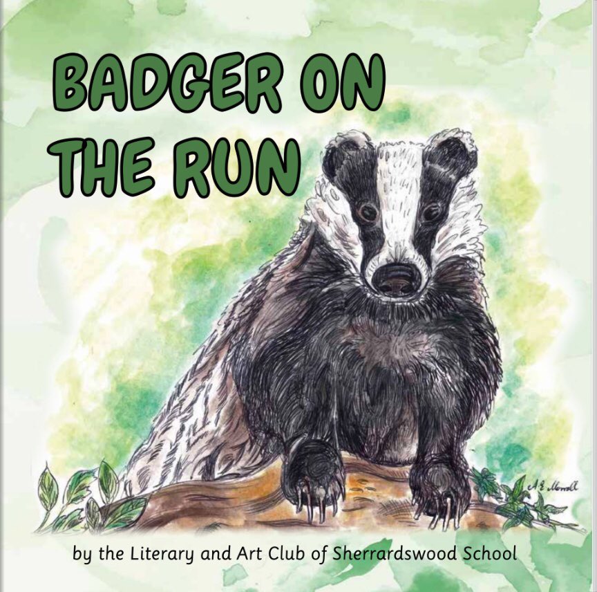 Cr38ives's tweet photo. The children of Sherrardswood School have created a beautiful storybook ‘Badger On The Run’ and I’d love this to be seen by @ChrisGPackham @farmerhumble @BBCCountryfile to get a video clip ‘well done’ message to the children.  All proceeds of the book go to Herts for Refugees https://t.co/DSbnUF0k4r