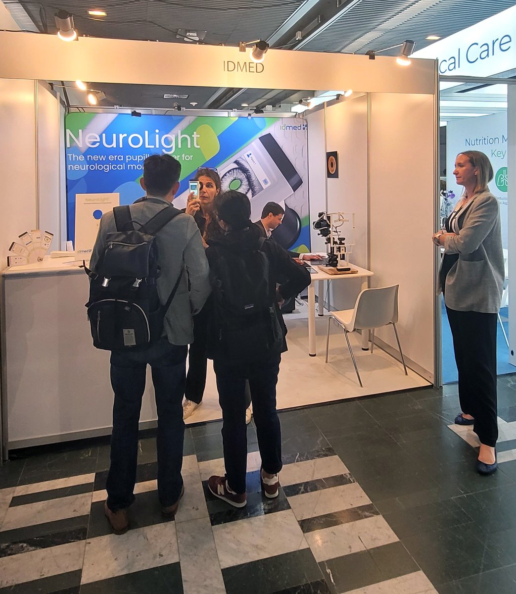 IdmedNews's tweet image. Thank you to all our ESICM visitors 😊
It was great to give demos of our innovative pupillometer: The NeuroLight!
We hope you enjoyed discovering the true color of your eyes thanks to our photographer 👁️
 #intensivecare #neurologicalmonitoring #pupilreactivity #icu #esicm