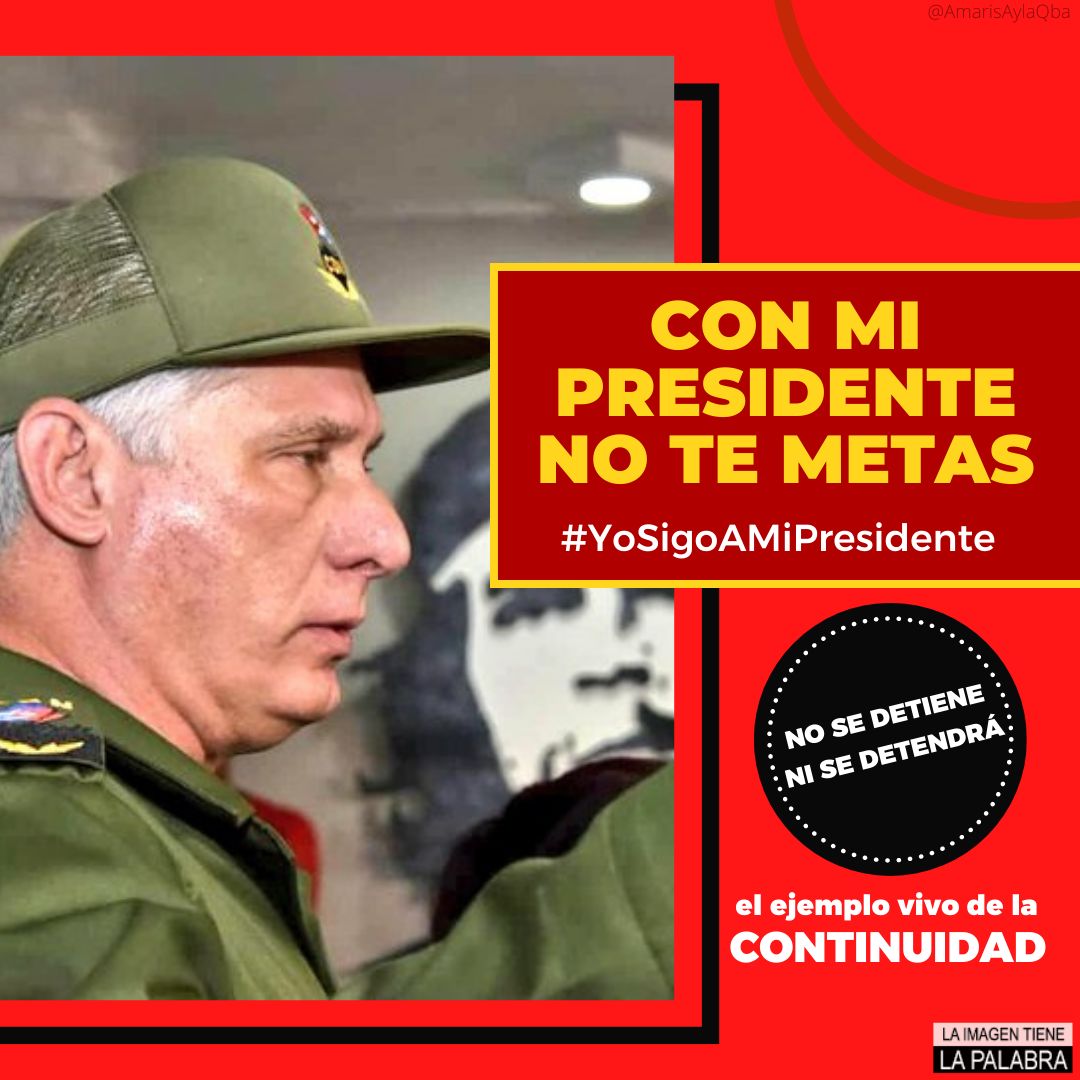 A los imperialista les molesta que estemos aquí, libres, independientes y socialistas. 
#FuerzaCuba