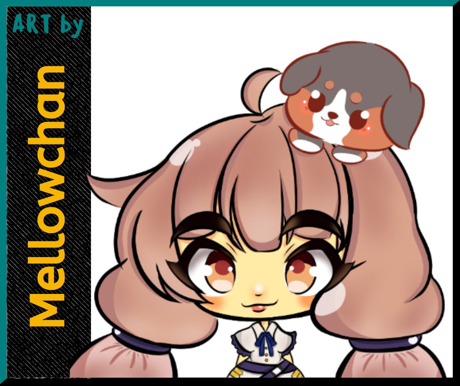 panipanuto's tweet photo. Gomawoyoooo, @mellowchan1102 for this super duper adorable hunter-palamute chibi combo 🤩🥹  Nomu nomu kiyowoooh! Check out more of her artwork at https://t.co/zX5jPqxCZI https://t.co/UaL0rwg56Q