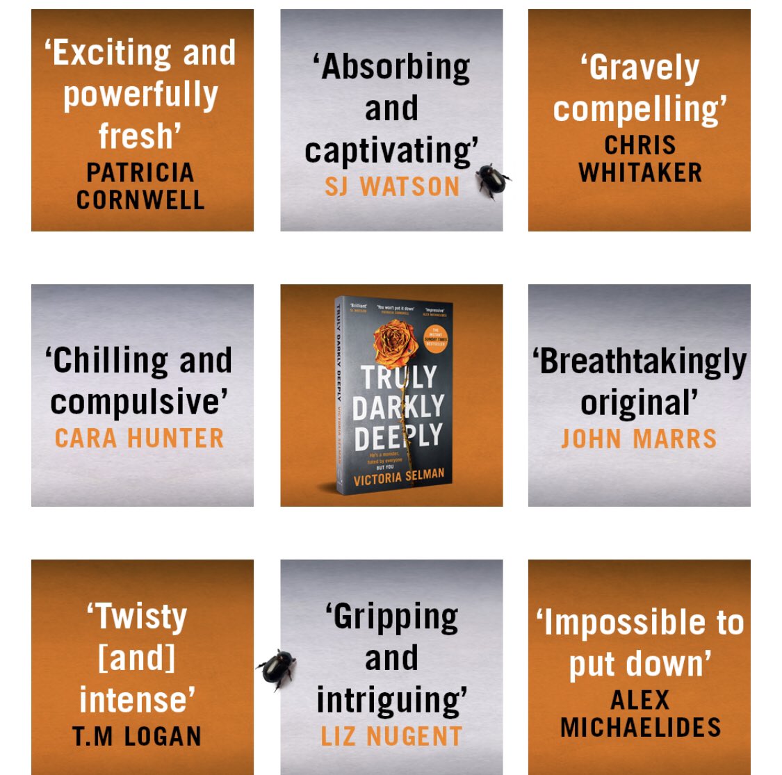 VictoriaSelman's tweet photo. #readerscommunity 📣#TrulyDarklyDeeply 📕🥀 is JUST 99p on Kindle right now!

A serial killer’s legacy viewed through the eyes of his daughter- &amp; a #SundayTimes Bestseller to boot! https://t.co/W6B0v1RJaQ