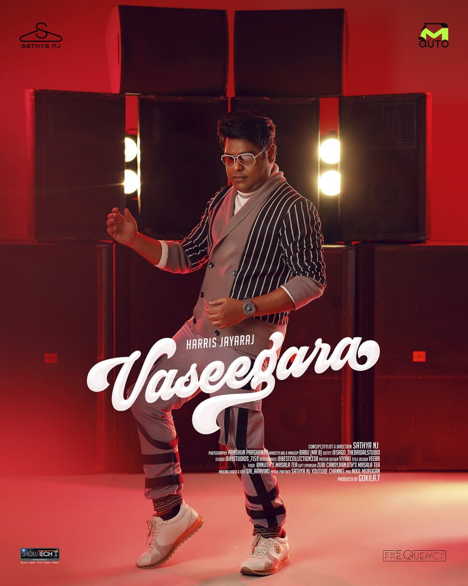 JayaTvOfficial's tweet photo. Ever sensational @Jharrisjayaraj 's new make over #Vaseegara
Concept ,Styling & Direction @njsatz
Outfit @SagoBridalStudio
#HarrisJayaraj @prachuprashant #NJStudio @babu4love #BestCollection @viyaki_s @onlynikil #NM https://t.co/cSO9iiiWC5