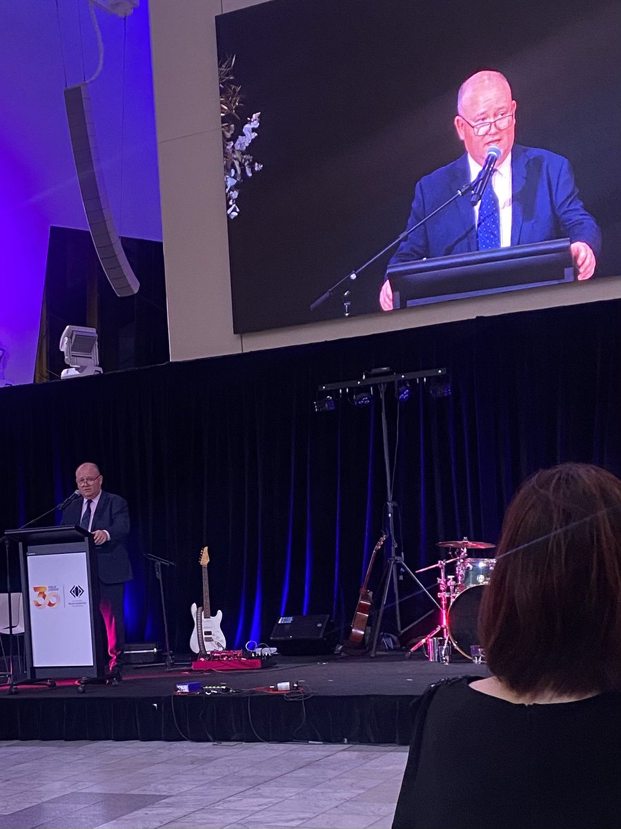 Leadership personified. <a href="/ShaneFitzAU/">Shane Fitzsimmons</a> addressing the <a href="/ARLFNews/">ARLF</a> 30th anniversary dinner. In a room full of leaders, this extraordinary human shines bright. #30yearsARLF