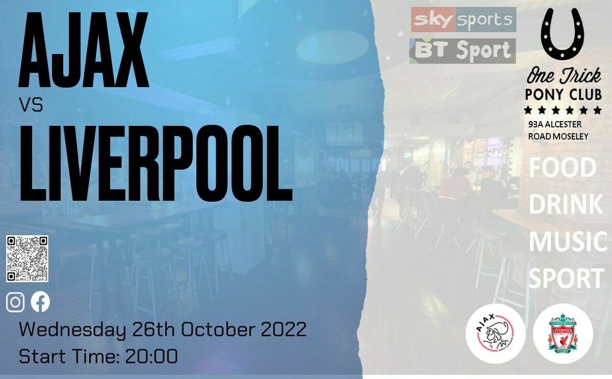 Ajax vs Liverpool at 8pm Tonight

Are you ready!!
fanzo.com/en/bar/16526/o…