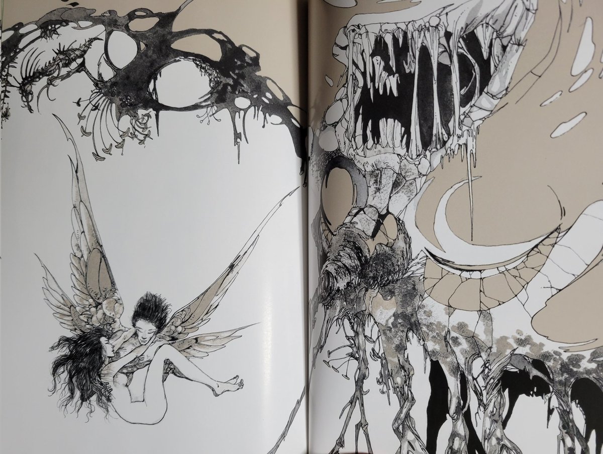 「古本屋でゲットした天野喜孝先生の画集。やっぱりこの頃の絵が一番好きだね 」|味噌グラムのイラスト