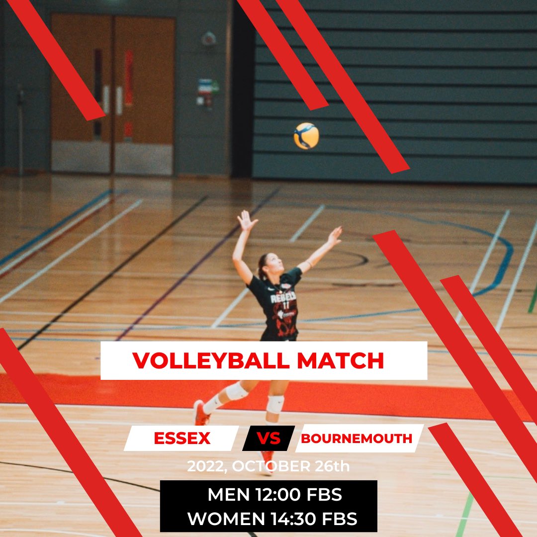 🔴BUCS GAMES TODAY 🔴

Our men and women first team away game fixture for today! Look out for the results released later today #backtheblades 

12:00PM - Men 1 vs Bournemouth 1 
14:30PM - Women 1 vs Bournemouth 1

<a href="/Essex_Sport/">Essex Sport</a> <a href="/UniEssexPerform/">University of Essex Performance Sport</a> <a href="/essextribe/">The TRIBE</a> <a href="/EssexSU/">Essex SU</a>