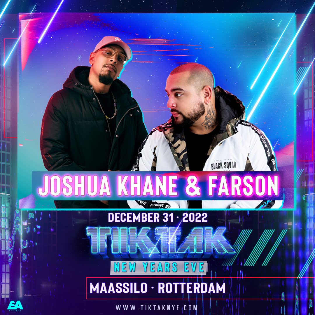 Finally back on stage again!
Catch me performing new music on NYE at Maassilo Rotterdam!
❤️
<a href="/TIKTAKevents/">TIKTAK</a> 
#NewYear20222 #music #artist