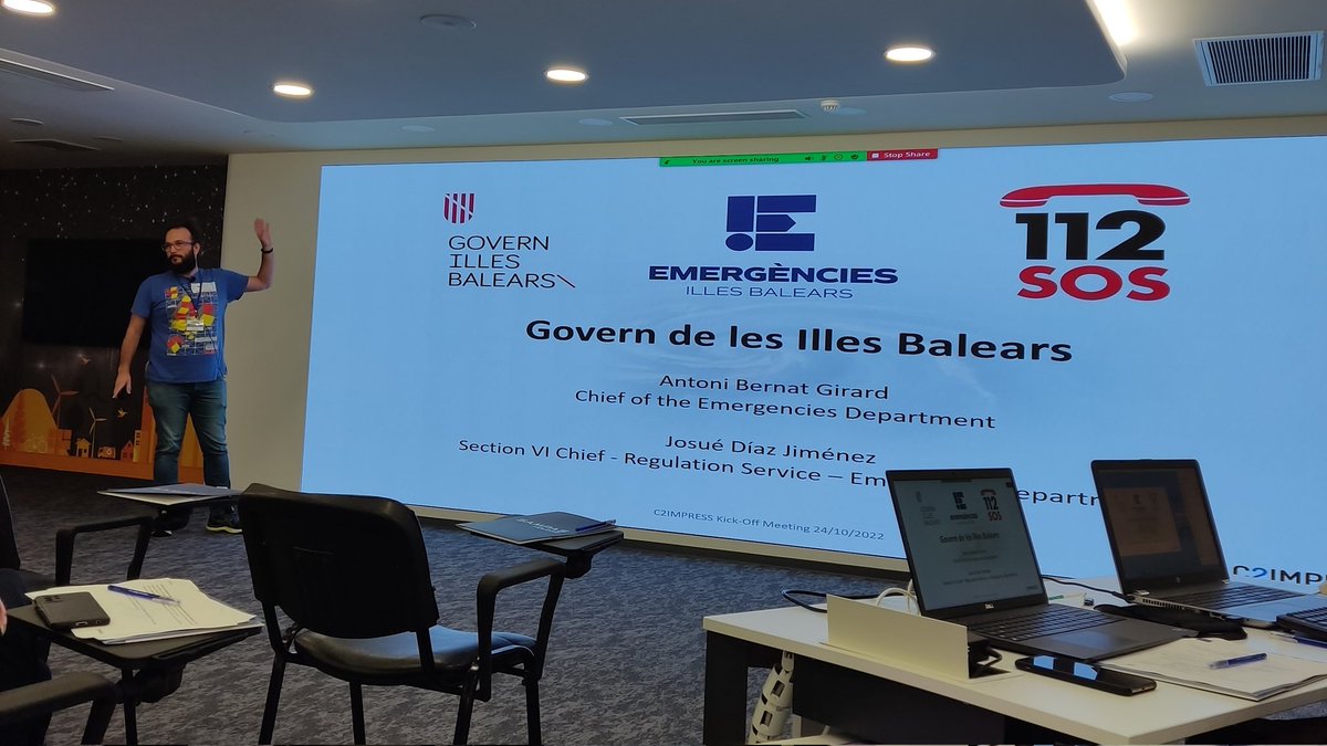 Medgeorisk's tweet photo. The kick-off meeting of #C2IMPRESS project has been finished with @MEDhyCON and @Emergencies_112 as partners. #Balearics is one of the pilots where the multi-hazards platform will be implemented https://t.co/jYRKklX1jM