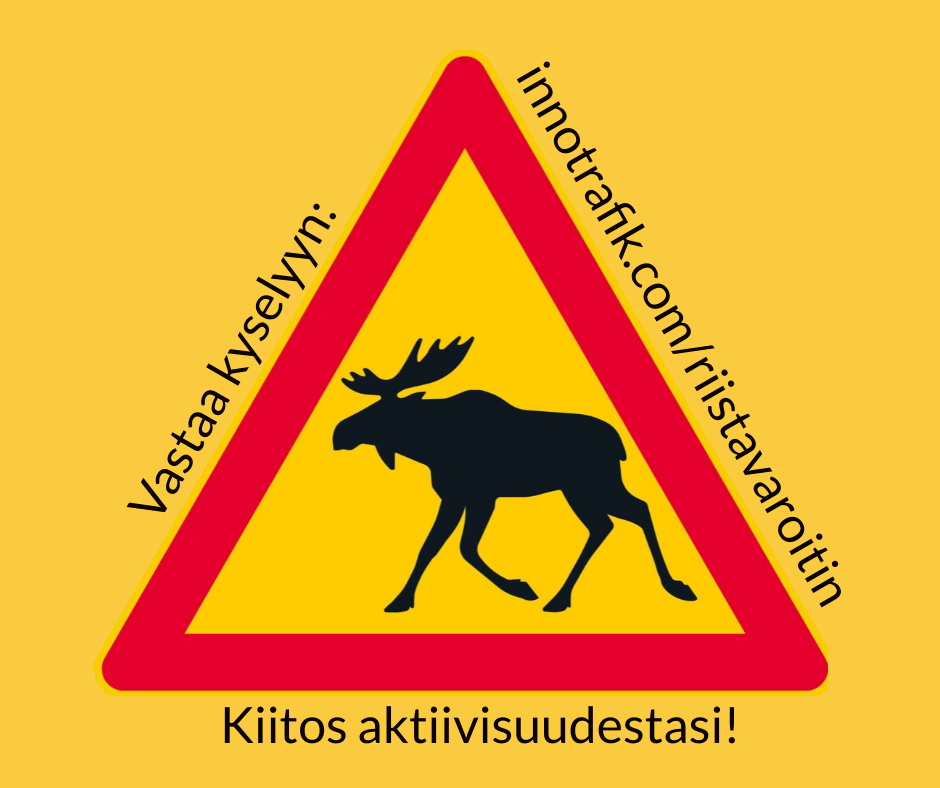 Elämme taas vuoden pimeintä aikaa ja nyt on vaarana kohdata hirvieläin maantiellä. Välkky riistaeläinvaroitusjärjestelmä tuo maanteille älykkään varoitusjärjestelmän. #Seinäjoki-#Jalasjärvi tieosuudella liikkujat, palautettanne kaivataan! Kiitos avusta!
innotrafik.com/riistavaroitin/