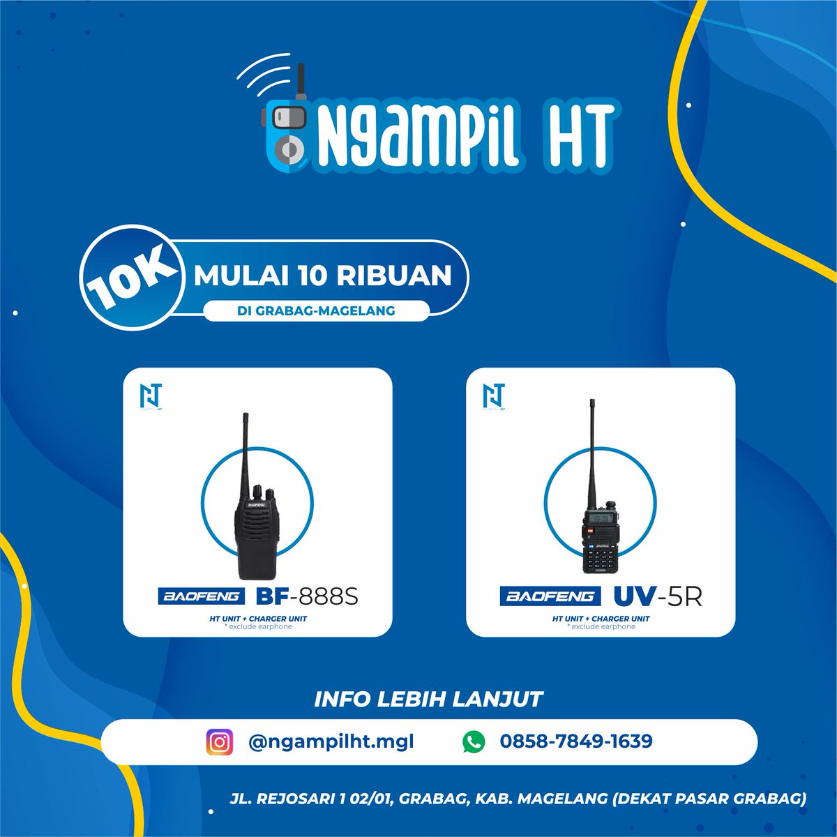 estupambayun's tweet photo. Kali aja ada yg butuhin jasa sewa ht sekitaran magelang, wahai kawan" di Twitter
.
.
.
#sewahtmagelang #sewahtjogja #sewahtsemarang #event #pensi #jambore #pramuka #eventorganizer #eo #sewahtmurah #sewaht #konser #eventmagelang #eventjogja #rentalht #rentalhtmagelang https://t.co/P6O6vJzeKC