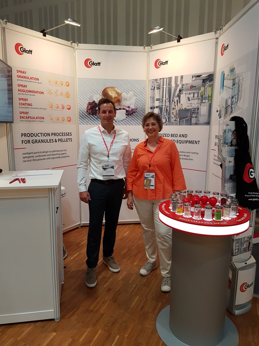 glatt_group's tweet photo. Meet our experts Gudrun Ding and Hendrik Schreier at booth E723 at SEPAWA CONGRESS & Exhibition in Berlin.
#agglomeration #coating #drying #fluidbed #manufacturing #glatt https://t.co/QDKid9BDdQ