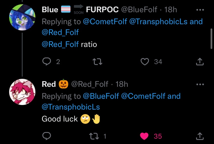 CMYK_Folf's tweet photo. @Red_Folf @BlueFolf @CometFolf @TransphobicLs Well well well… https://t.co/ubR3QrZP1r