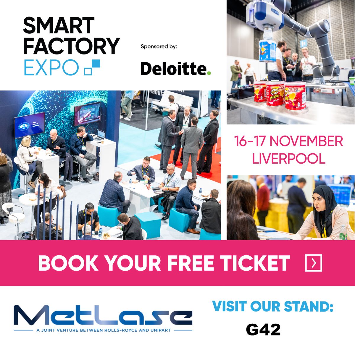 MetLase (@metlase) on Twitter photo With just 3 weeks to go, we are excited to tell you we will be at this year's #smartfactoryexpo.
The exhibition is a fantastic opportunity to showcase our #digital #technologies.
Join us on the 16/17 November in Liverpool. bit.ly/3D76h5v
#digitmfgwk <a href="/TheManufacturer/">The Manufacturer</a> With just 3 weeks to go, we are excited to tell you we will be at this year's #smartfactoryexpo.
The exhibition is a fantastic opportunity to showcase our #digital #technologies.
Join us on the 16/17 November in Liverpool. bit.ly/3D76h5v
#digitmfgwk <a href="/TheManufacturer/">The Manufacturer</a>