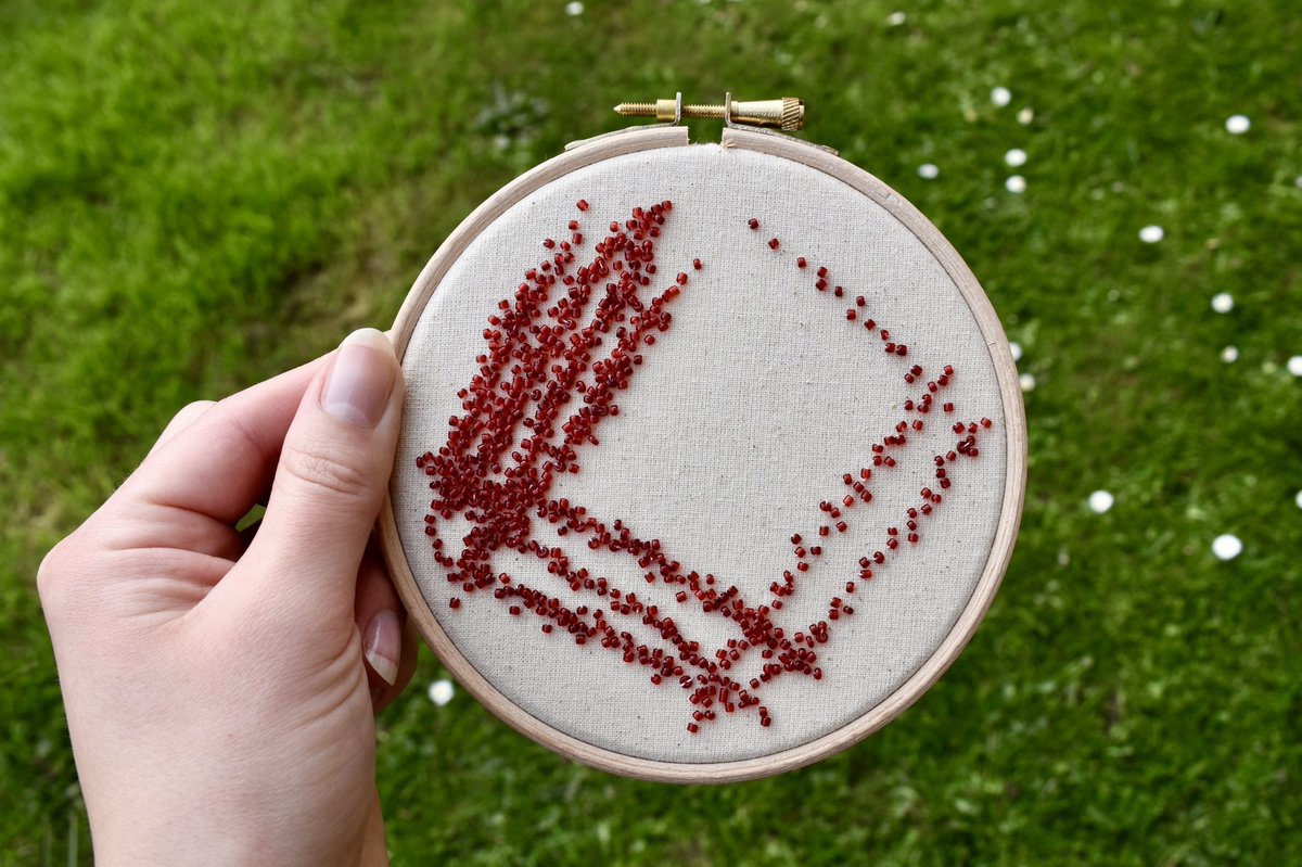 NeedlesNeurons's tweet photo. All available & on sale π§ π π§« #SciArt #ScienceEmbroidery https://t.co/FXlioiy1mO