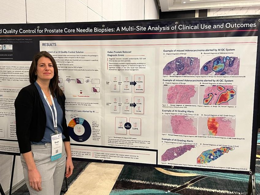 IbexMedAx's tweet photo. At #PathVisions22: another look on Ibex's AI Impact at work in clinical routine, helping build the case for adopting #digitalpathology, with 100% quality control that enables to reduce errors and improve patient outcomes! Read on https://t.co/lKiufxphGW @dpatweet #pathology #AI https://t.co/HjmB2QcKUm