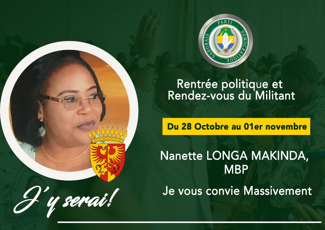 Rentrée Politique du <a href="/pdg2R/">Parti Démocratique Gabonais (PDG)</a>

J'y serai!