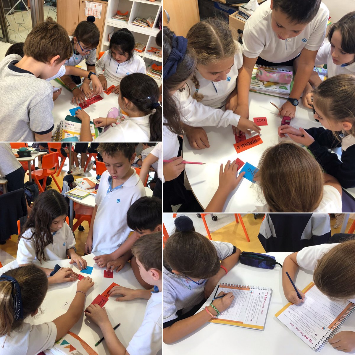 PrimNatzEsplu's tweet photo. Challenge: make an affirmative, a negative and an interrogative sentence!💡 #jurassic4t #preactivity #Englishisfun @Amco_Spain https://t.co/mkSkbZVPJT