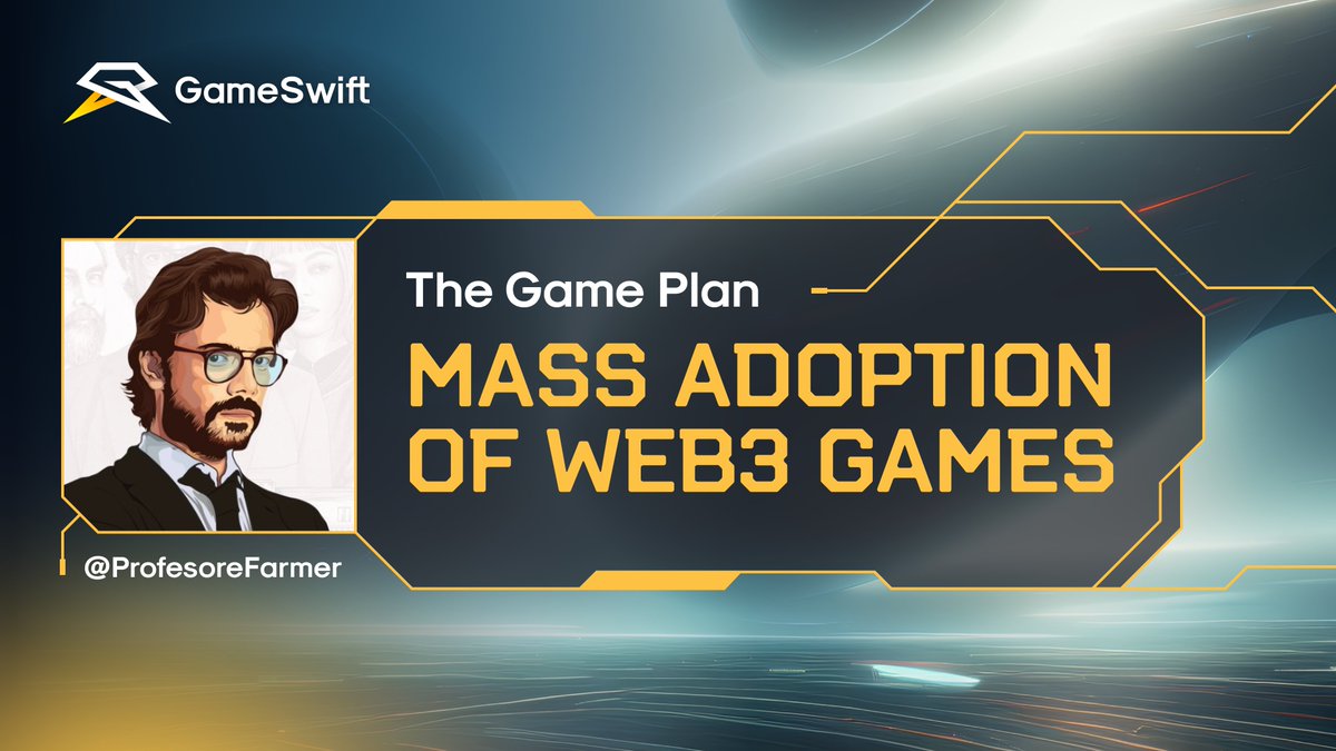 At GameSwift, our main motto is “Empowering the mass adoption of web3 games”. To learn what it means for our partners and games launching in the ecosystem, please follow this thread👇 #Web3 #Adoption 1/13🧵