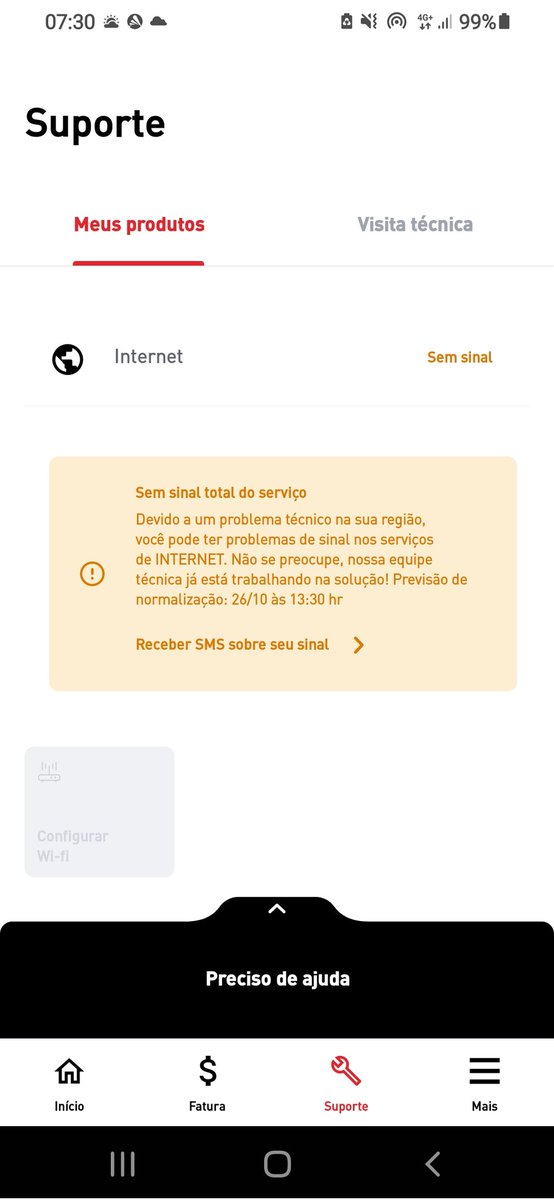 thataemu's tweet image. NOVAMENTE!!!!!
Sem o serviço da #NetClaro como que trabalho assim... @ClaroBrasil