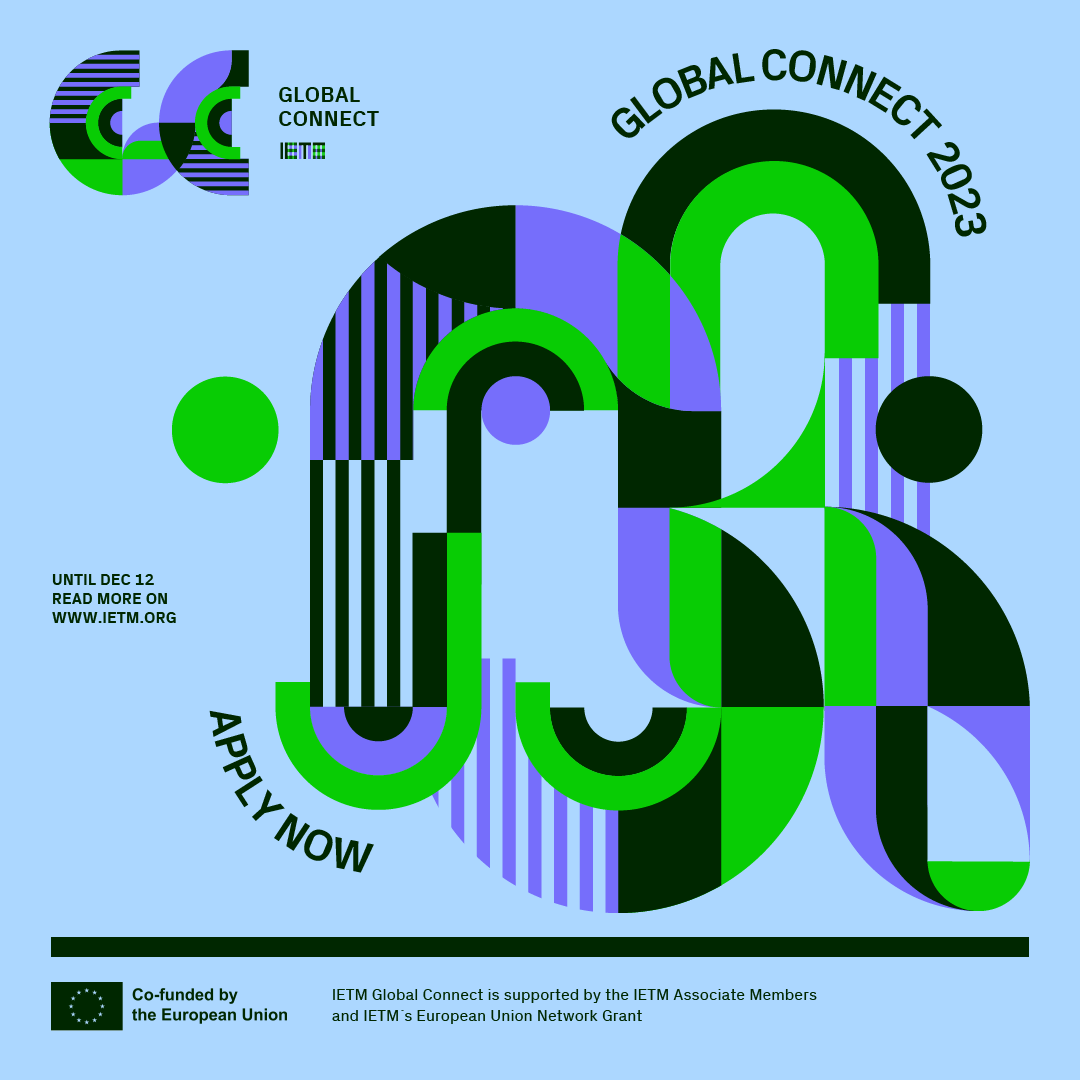 🌐 #IETMGlobalConnect 2023

Are you an experienced #PerformingArts professional looking to bridge your local context with IETM’s #international environment? 

Apply now to be one of our next Global Connectors!

Deadline: 12 December 2022 
👉 ietm.org/en/projects/ie…
