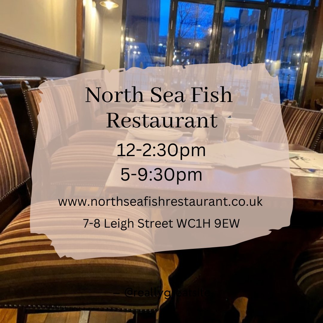 TheNorthSeaFish's tweet photo. #fishandchips #fishrestaurant #takeaway #bestfishandchips #freshfish #london #londonfood #kingscross https://t.co/4V5fgLU3Tv