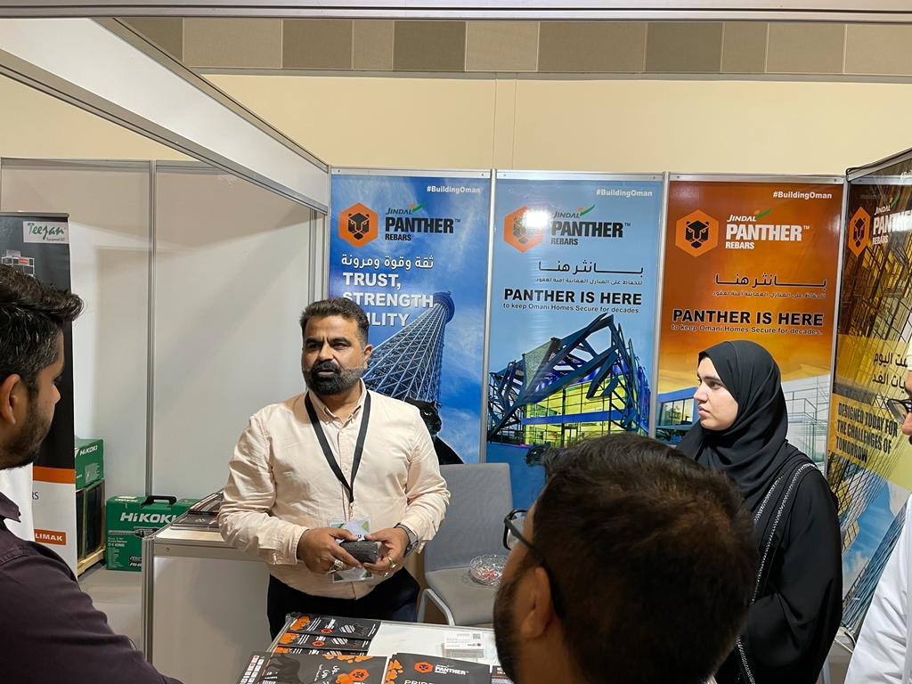 مشاركة شركة #جندال_شديد للحديد والصلب في معرض #عمان للبنية الأساسية في الفترة 24-26 #أكتوبر 2022 والذي أحتضن 120 شركة عمانية ودولية
#بروجكت_عُمان 
#نبني_عمان
#فخر_الخليج
#بانثر #حديد
