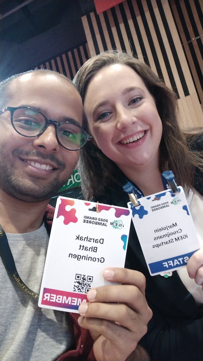 SynBio_NL's tweet photo. We are @igem #GrandJamboree meet us at the booth of #SynbioAlliance in the community village https://t.co/SsC6RHLGJS