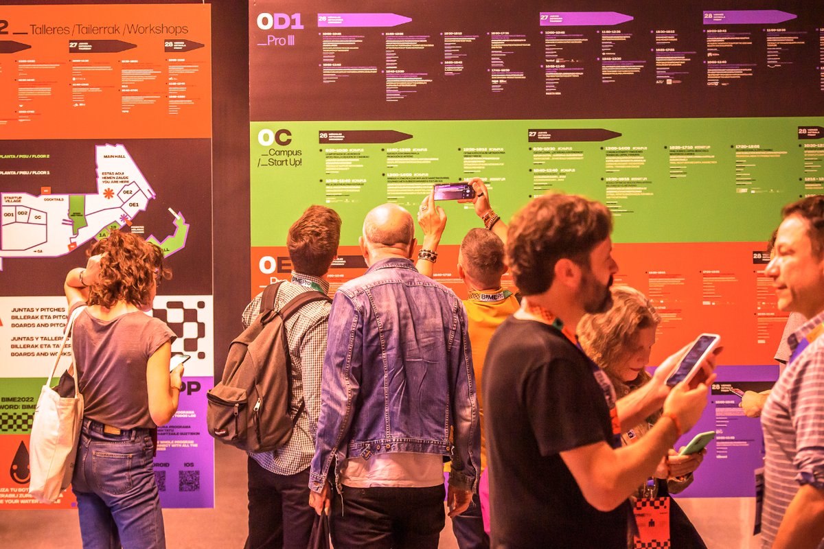 ¡El 10º aniversario de BIME está siendo un éxito! 💙 Bilbao, capital de la innovación, tecnología, música en vivo, networking y mucho más.

#BIME #BIMEPRO