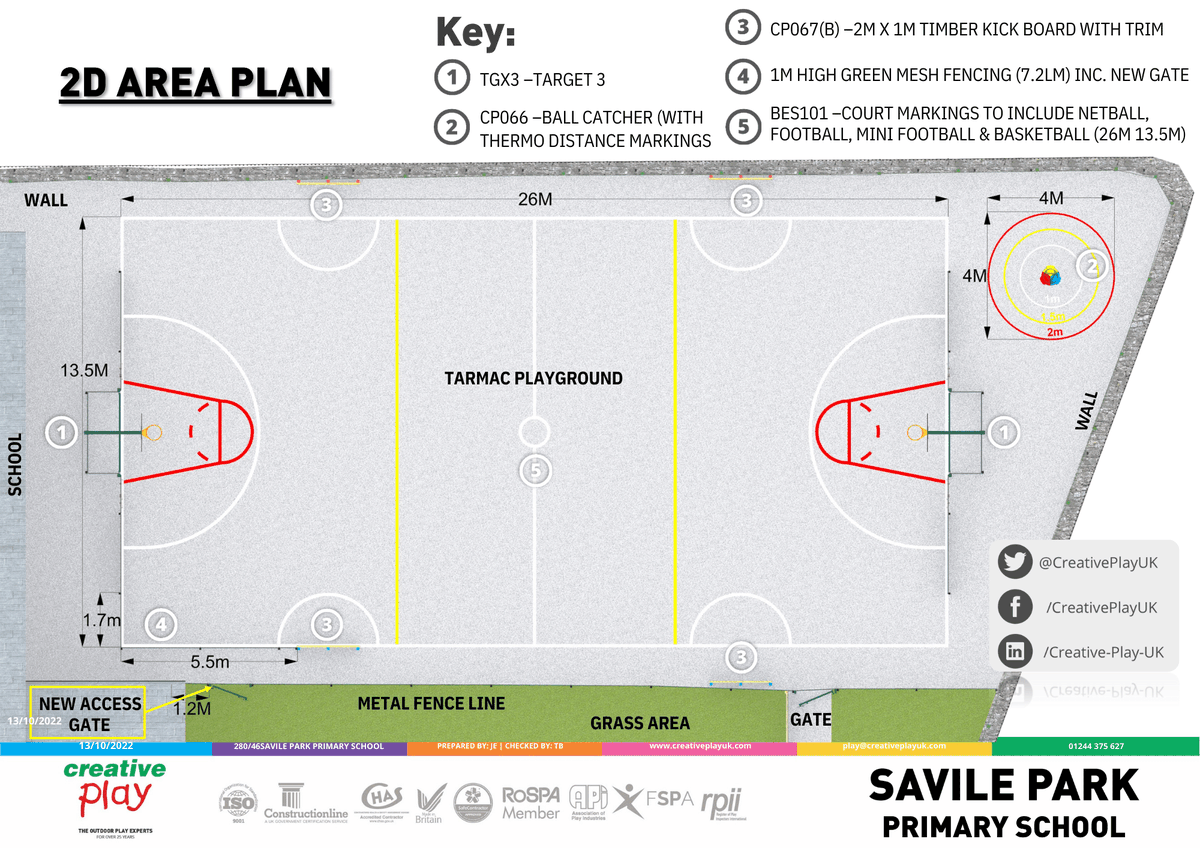 CreativePlayUK's tweet photo. ⚽Football
🏀Basketball
⚾Cricket
🏐Mini-football
This #SportProject will provide plenty of sport and fitness opportunities at Savile Park Primary School, Halifax!
#CPWatchThisSpace https://t.co/kGvMjzcfYF