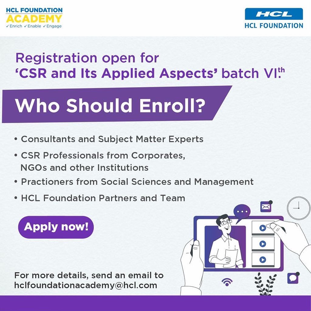 HCLFoundation tweet media