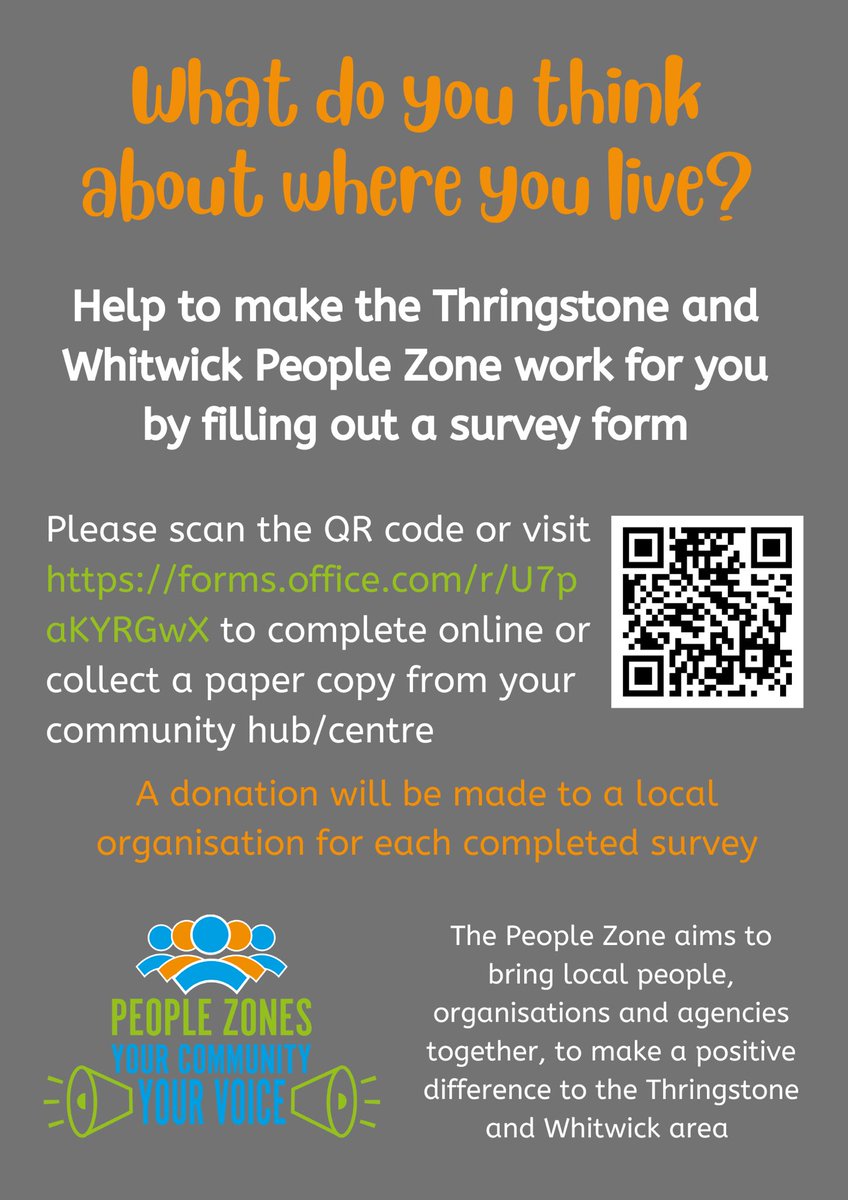 Do you live in Thringstone or Whitwick?
Help make the people zone work for you ..., have your say

#thringstone #whitwick