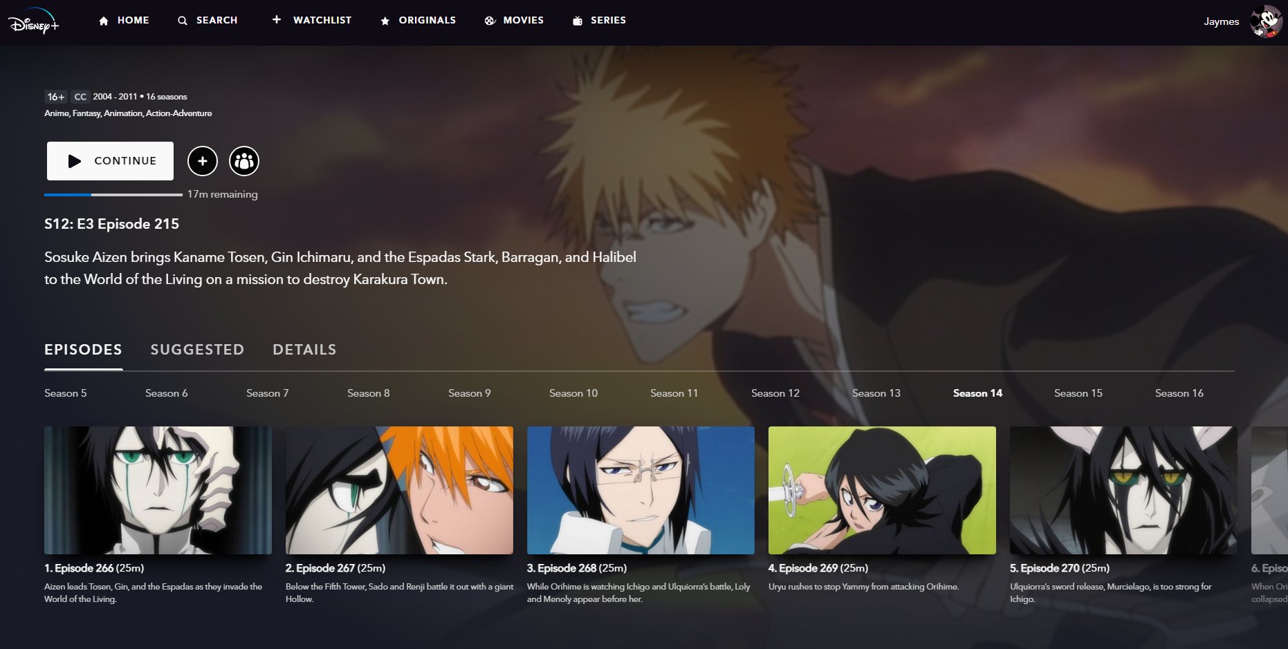 Is 'Bleach' On Disney Plus?