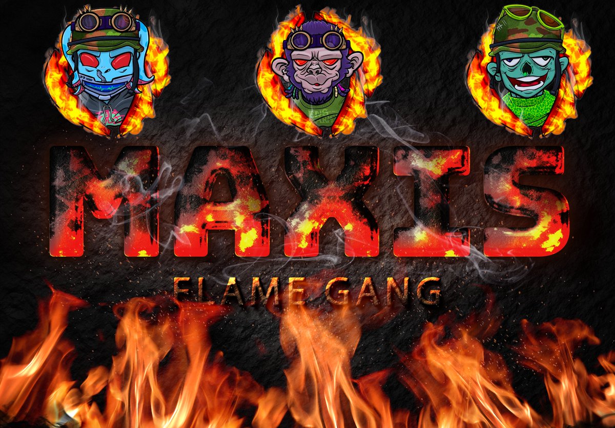CryptoRotuman's tweet photo. GM Maxis Flame Gang!! @ENSMaxisNFT #maxisflames #alien #ape #zombie #ENSMaxis https://t.co/DCYWnQXwTZ