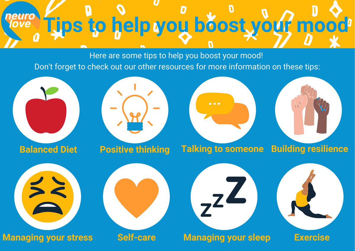 Tips to help you boost your mood 😀