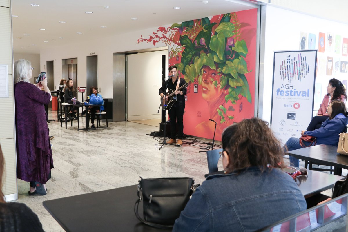 We had so much fun listening to James N. Wilson perform here during the #AGHFest! We're incredibly lucky to be able to host so much talent here at the Gallery. Thanks for the show James! 🎶 #hamontmusic #theAGH