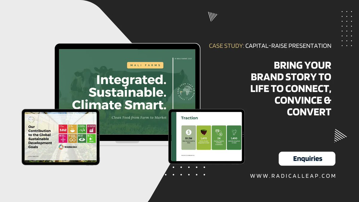 We help SMEs businesses launch, grow and expand. Sometimes, growth and expansion require delivering a compelling value proposition that connects, convinces and converts potential investors into investors. We help our clients do just that.  |  #Casestudy