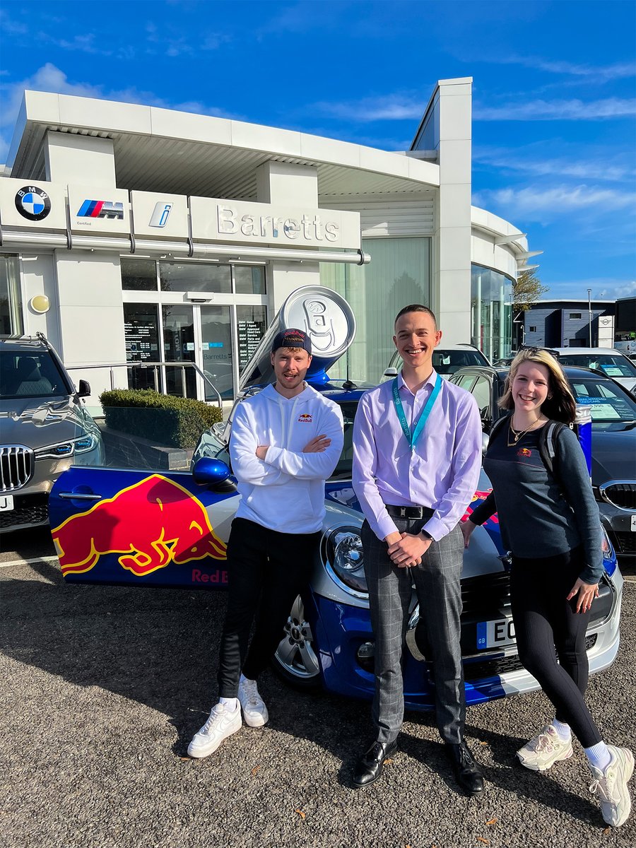 BarrettsBMW's tweet photo. We had a wonderful visit from @RedBullUK here at Barretts BMW. It was our pleasure to meet the fantastic team and learn more about their business.
#BMW #RedBull #RedBullUK #Team #UK #BarrettsKent https://t.co/nKv34PRPAd