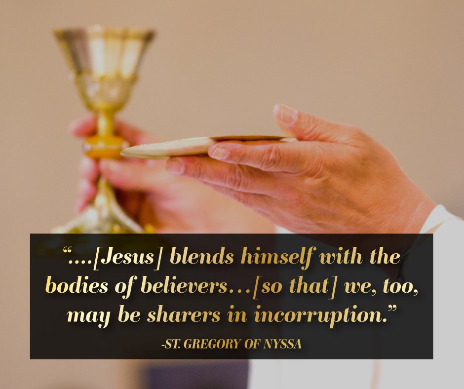 StCharlesOKC's tweet photo. This is a beautiful way to think about what happens to us when we receive the Eucharist. https://t.co/XdDeo02xiw