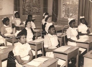 Was looking through some old photos and found this one of my mum in training. She was proud to work in the NHS, as am I. 😊