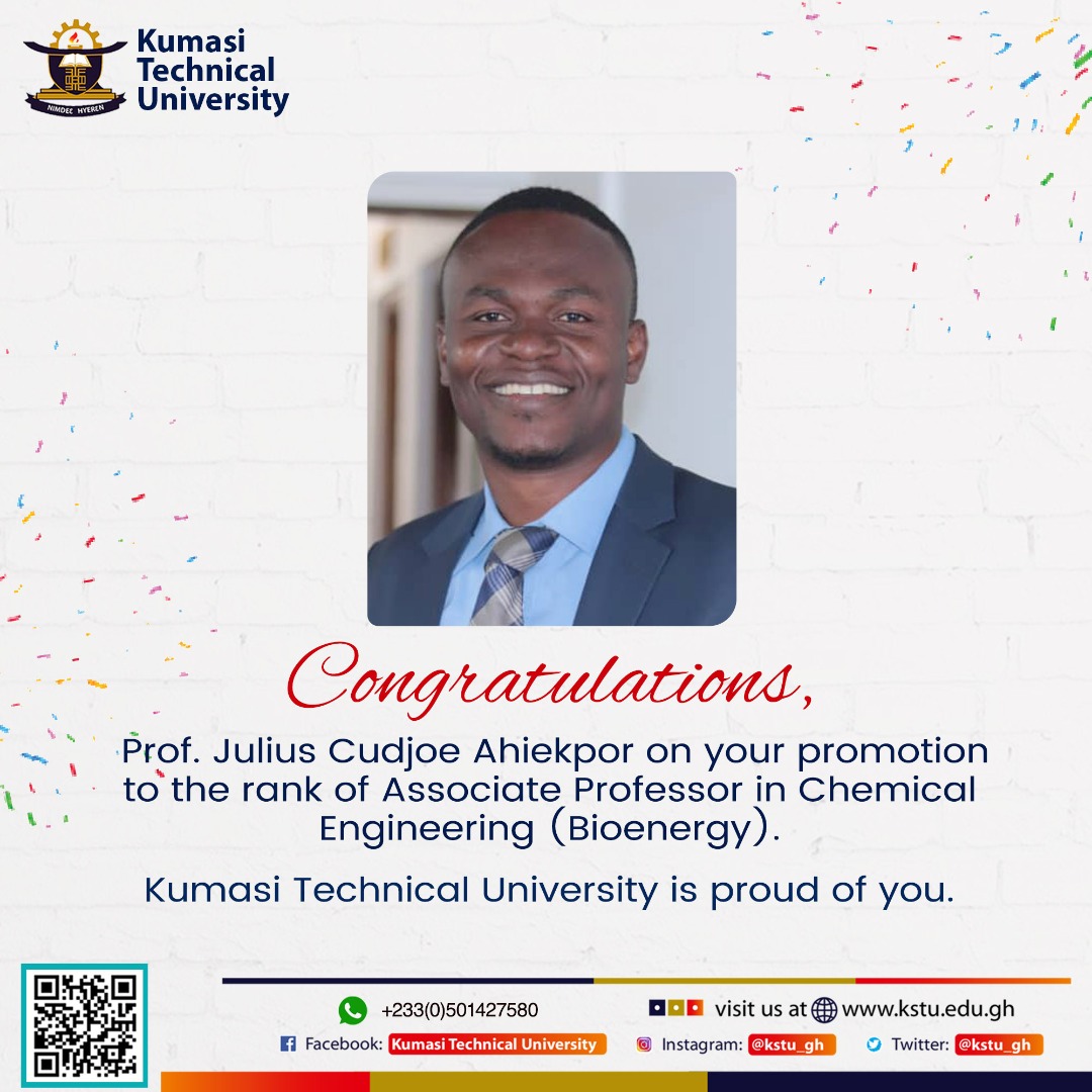 KsTU_GH's tweet photo. 🥇🥇
Congratulations, Ing. Professor Julius Cudjoe Ahiekpor. (@Dr_CUDJOE)

Connect with him 🔽🔽
https://t.co/PFEV9mwcES

https://t.co/io2q2Wav2G

https://t.co/jq8Bv3I8Ep

https://t.co/QGFf32Yi72

👏👏👏 https://t.co/EPW5aB6WTV