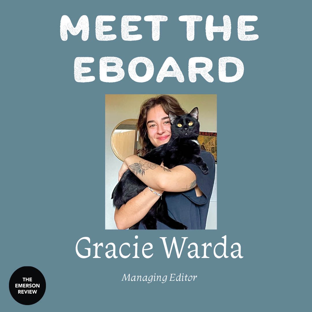 emersonreview's tweet photo. Hello everyone! Please meet our managing editor, Gracie Warda! https://t.co/RfjqOnWGv8