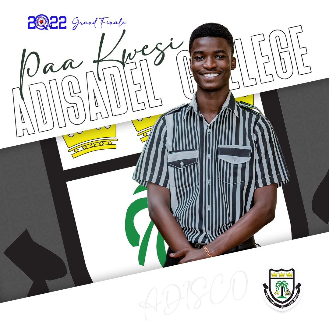 NSMQGhana's tweet photo. ⚫⚪ SANTACLAUSIAN - 2016. 

2022? 

#NSMQFinal #NSMQ2022 #Primetime https://t.co/kBvNIUSjEd