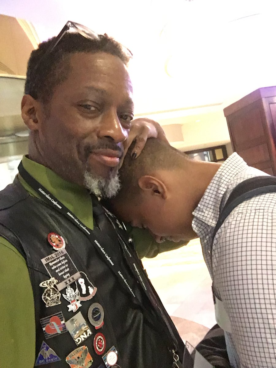 MrMDLeather2016's tweet photo. The best Master slave Conference #MsC ever w/ Boy Ian (unclollared) in service 2  #MML2016🖤❤️💛🤍 $IR #KINGkinkster👑 they Protecter/Dom/daddy Rob was emotionally involved by the #energy #layingBRICKS🧱#. All detailed in #DaBookOfEli  #Blog #BLACKleatherHISTORY✊🏾 https://t.co/rwDOgy1nnv