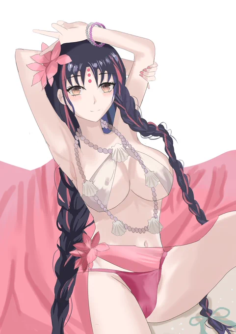 水着キアラさん#FGO再掲絵です〜!季節外れですが 