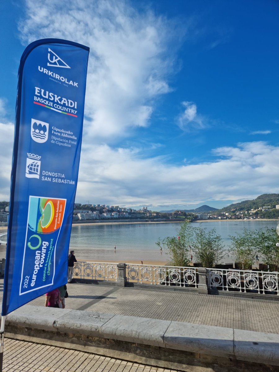 federazioa's tweet photo. [Eus] Gaur goizean aurkeztu da asteburuan Donsotian jokatuko den Europako Txapelketa.
[Cas] Hoy a la mañana se ha presentado el Campeonato de Europa que se va a celebrar en Donostia.
@kirolaknet @GipuzkoaKirolak @fed_esp_remo @Worldrowing_AC https://t.co/8VK1YguVkj